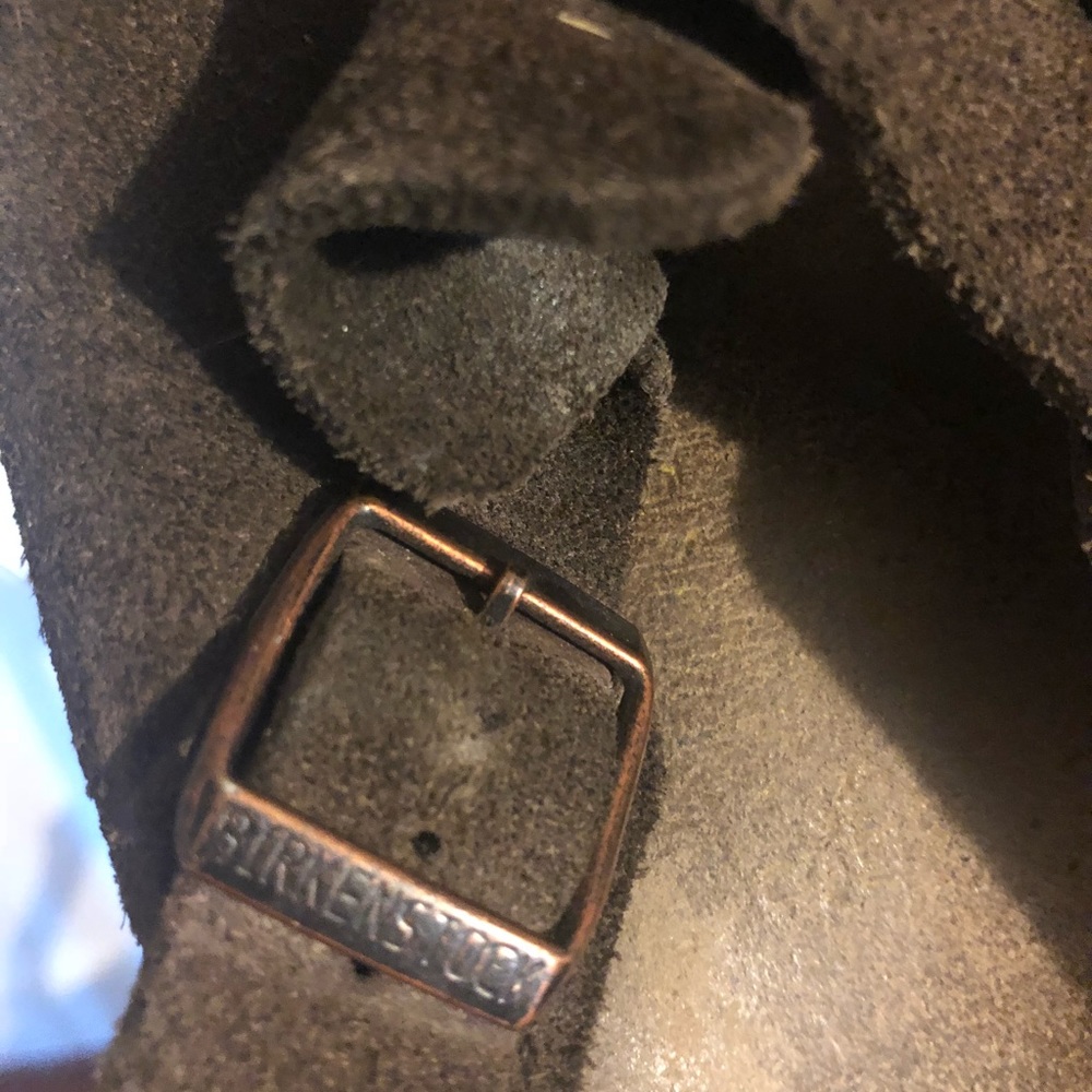 Birkenstock suede clogs
